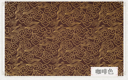 Tissu brocart jacquard nuage : Matière pour costumes de style japonais