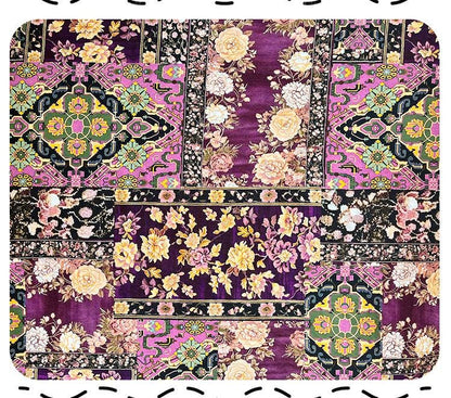 Tissu Tencel Ramie : imprimé kaléidoscope, matériel de couture - au mètre
