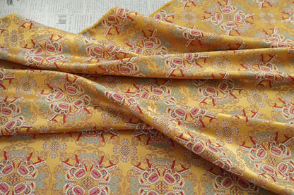 Chinese Song Brocade Fabric with Lion Jacquard ��� Home D��cor T"W
