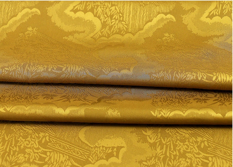 Tissu satin jacquard : 150 cm de large, ameublement, costumes, décoration - Vendu au mètre