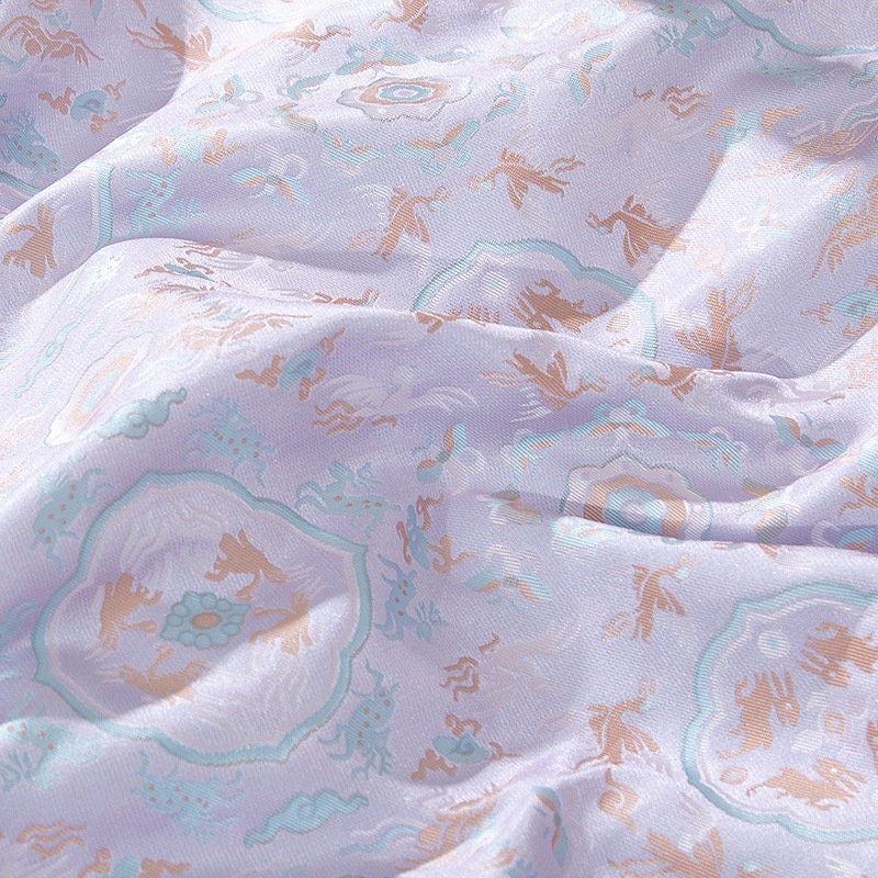 Forbidden City Brocade Fabric: 59" Wide Silk Rayon Blend