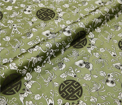 Pomegranate Brocade Fabric: 59" Wide Jacquard Silk Rayon Blend