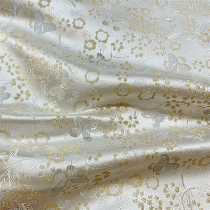 Tissu brocart jacquard à motif floral : mélange de rayonne de 150 cm de large pour la couture et le rembourrage