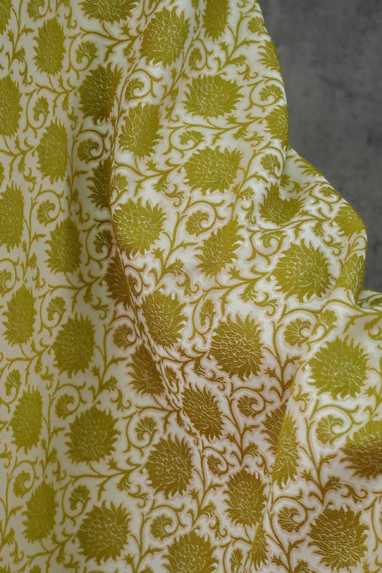 Tissu brocart jacquard gaufré : Tissu pour qipao cheongsam - 140 cm de large