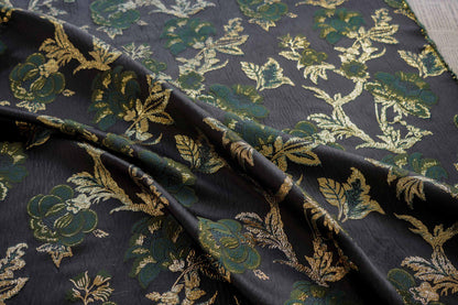 Gold Thread Jacquard Fabric: 3D Texture Upholstery, Costume, & Handbag Material