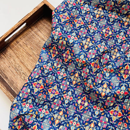 Hand Printed Cotton Sewing Fabric: Indian Quilting & Apparel