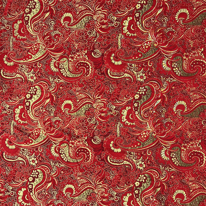 Gold Brocade Fabric: Yarn-Dyed Jacquard, 57" Wide - By The Meter