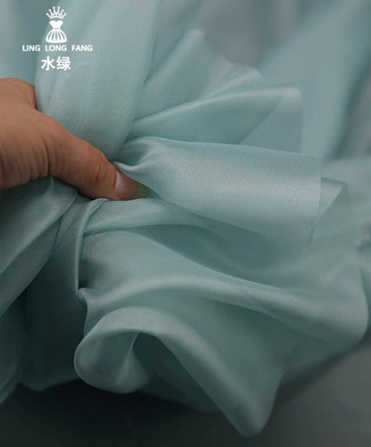 Tissu organza transparent : Voile de mariée uni, tissu pour costume - 150 cm de large
