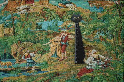 Jacquard Woven Fabric: Oil Painting Pattern, 50% Cotton (59"W)