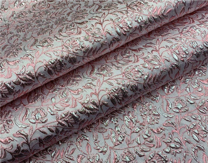 Metallic Paisley Brocade Fabric: Chinese Jacquard, 57" Wide