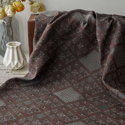 Ethnic Style 3D Embossed Geometric Diamond Jacquard Fabric ��� Vintage Inspire"W