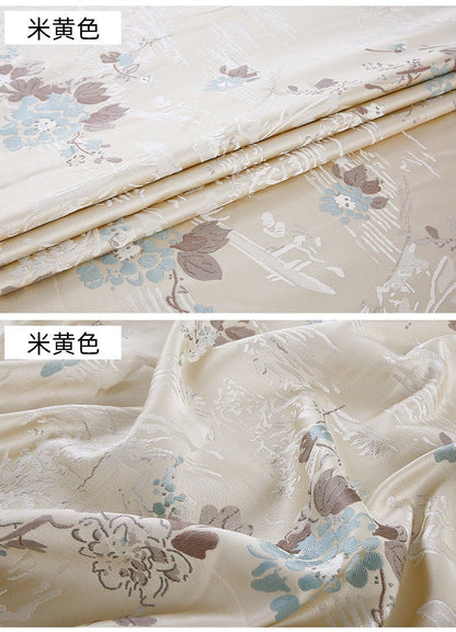 Tissu jacquard brocart oriental : Damas style palais (au mètre)