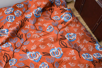 Jacquard Upholstery Fabric: 3D Texture Floral Decor, Costume Sewing (55" W)