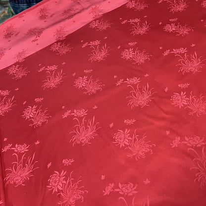 Chrysanthemum Jacquard Fabric: 50"W Chinese Antique Style
