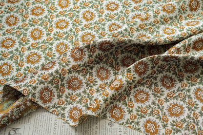Pastoral Vintage Wreath Jacquard Fabric ��� Elegant Dress, Qipao, Suit, and Handbag Ma