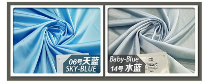 Satin Silk Fabric: 59" Wide Solid Colors, Dress & Craft Fabric