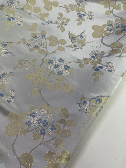 Butterfly Silk Brocade Fabric: 55"W Rayon Blend, Sewing & Upholstery