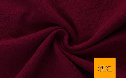 Softened Linen Cotton Blend Fabric: 55"W Stonewashed Quilting Material
