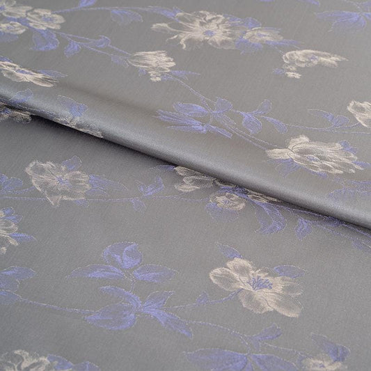 Tissu jacquard brocart à motifs floraux : texture florale 3D, largeur 150 cm