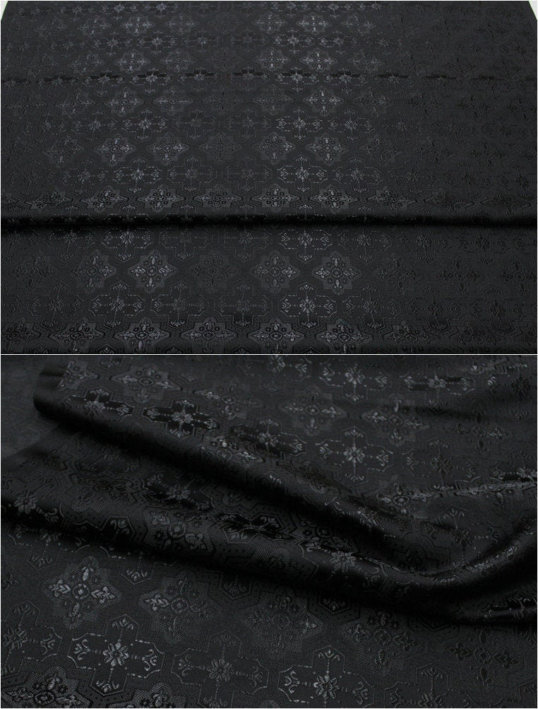 Plain Chinese Silk Brocade Fabric: Upholstery, Costume, Decor