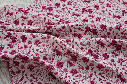 Floral Jacquard Fabric ��� Gold & Silver Threa" Wide