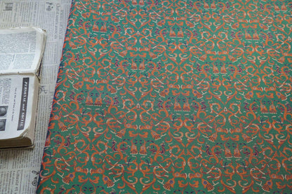 Reversible Jacquard Woven Fabric: 3D Ancient Pattern, 59" Wide