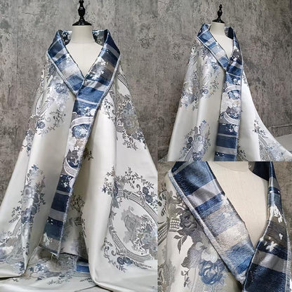 Flower Jacquard Brocade Fabric ��� Money Tree Pattern Upholstery & Clothing Material, sell by the met"Wide