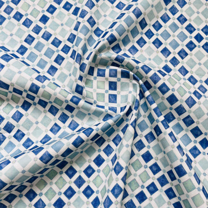 Hand Printed Cotton Sewing Fabric: Indian Quilting & Apparel