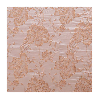 Gold Embroidered Jacquard Fabric: 3D Floral Upholstery, Costume, Decor - 59"W