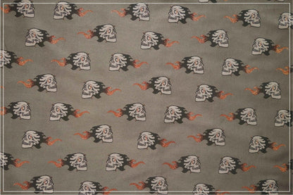 Tissu jacquard à fils d'or : matériau pour costume de squelette d'Halloween