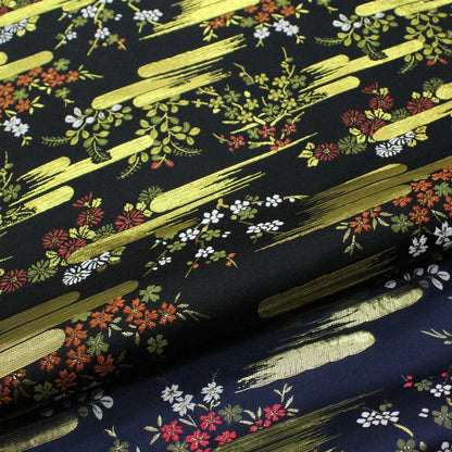 Cherry Blossom Jacquard Brocade Fabric: Japanese Silk Rayon Blend
