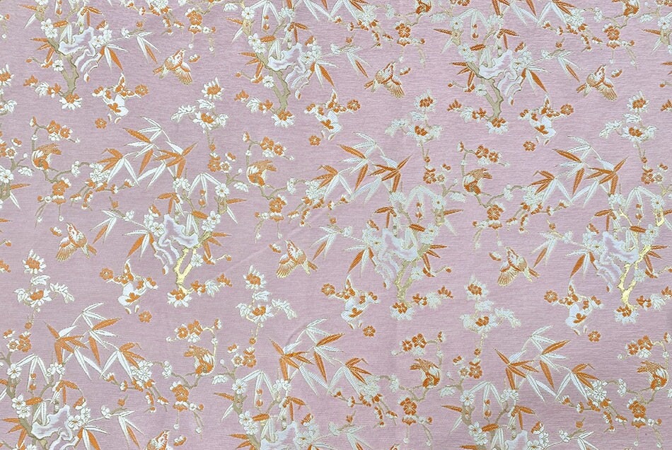 Red Jacquard Chenille Fabric: Floral Upholstery, Costume, Decor (by the Meter)