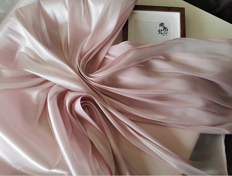 Luxury Silk Satin Fabric: 59"W Wedding Dress Sewing Fabric