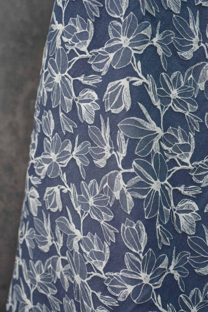Jacquard Denim Fabric: 3D Jean Cotton, Thick Jacket Material, 53" Wide