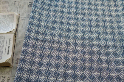 Jacquard Denim Fabric: Vintage 3D Pattern, Upholstery Sewing Material (56" Wide)