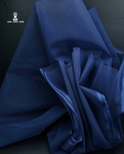 Stiff Organza Fabric: 62"W Hard Yarn, DIY Designer Material