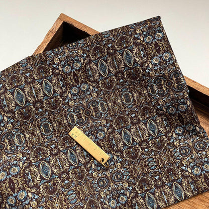 1960s Cotton Fabric: Retro Print, Upholstery, Costume, Sewing (59"W)