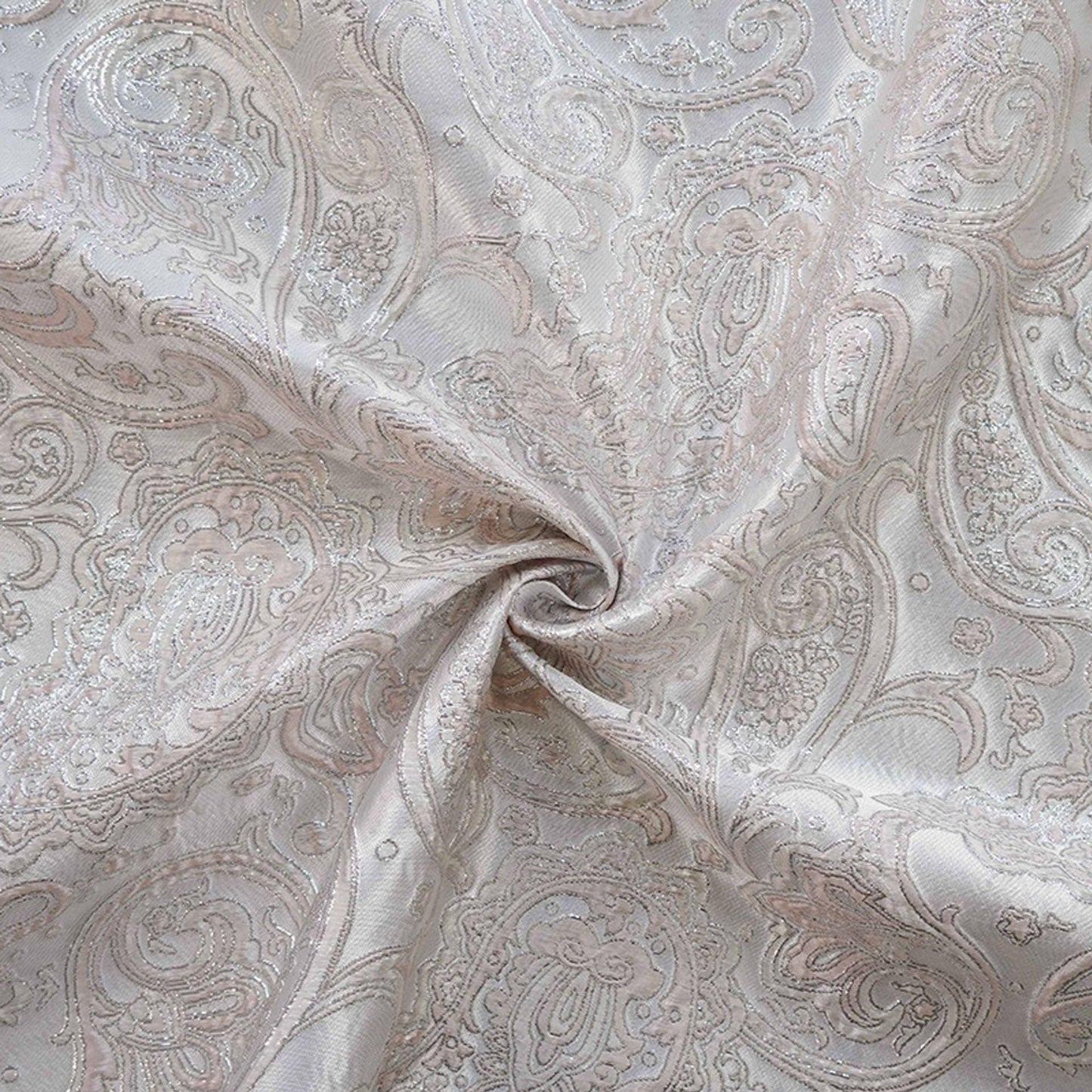 Tissu jacquard cachemire 3D en relief européen - Textile décoratif pour la décoration intérieure - Large