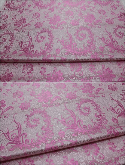 Chinese Silk brocade woven damask fabric cheongsam cushion Phoenix tail pattern