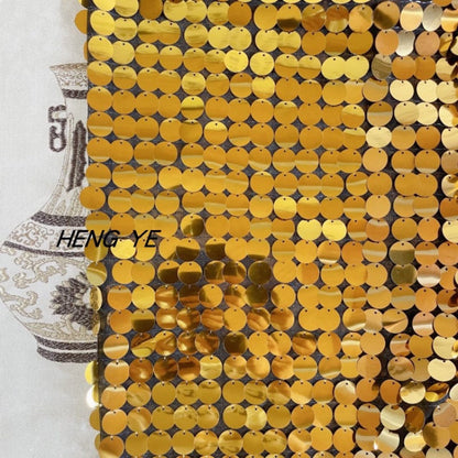 Sequin Fabric Backdrop: 50"W Polyester Party Decor