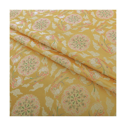 Dunhuang Baoxiang Brocade Fabric: 59"W Tibetan Robe Cheongsam Material - Poppylollipop