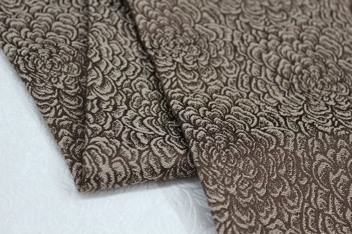 Tissu jacquard doux en mélange de coton : matériau de couture de 110 pouces de large