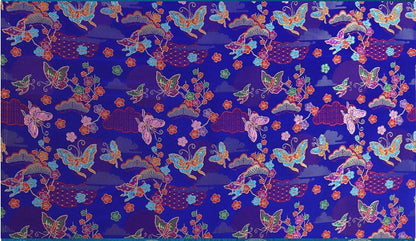 Butterfly Jacquard Brocade Fabric: Traditional Rayon Sewing Material