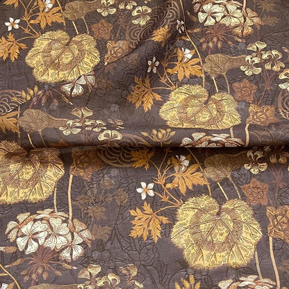 Gold Leaf Dream Tencel Ramie Fabric: Dressmaking, Upholstery, Costume - 59" Wide