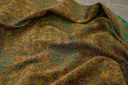 Tissu jacquard damassé tibétain : décoration bouddhiste, costumes, ameublement