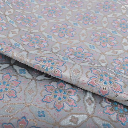Floral Brocade Fabric: 59"W Dunhuang Baoxiang Style