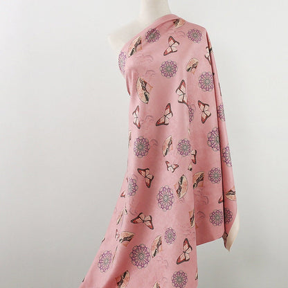 Floral Faux Suede Fabric: 59" Wide Polyester Upholstery