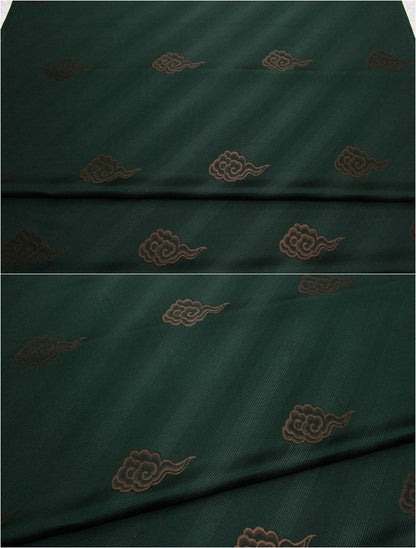 Cloud Brocade Fabric: Silk Rayon Jacquard, Costume Dress Material