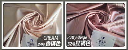 Satin Silk Fabric: 59" Wide, Solid Colors, Dress Craft Fabric