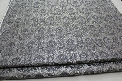 Silk Brocade Fabric: Pipa Flower Upholstery Drapery, 29.5"W